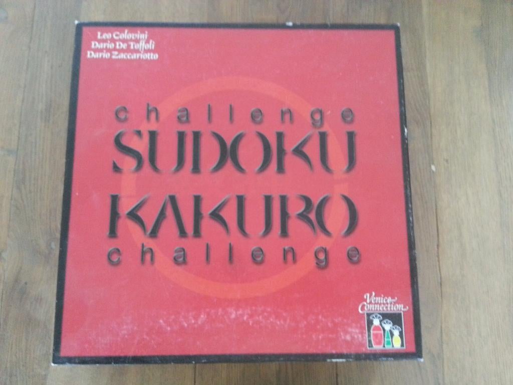 SUDOKU KAKURO BORDSPEL VENICE CONNECTION, Ophalen of Verzenden, Zo goed als nieuw