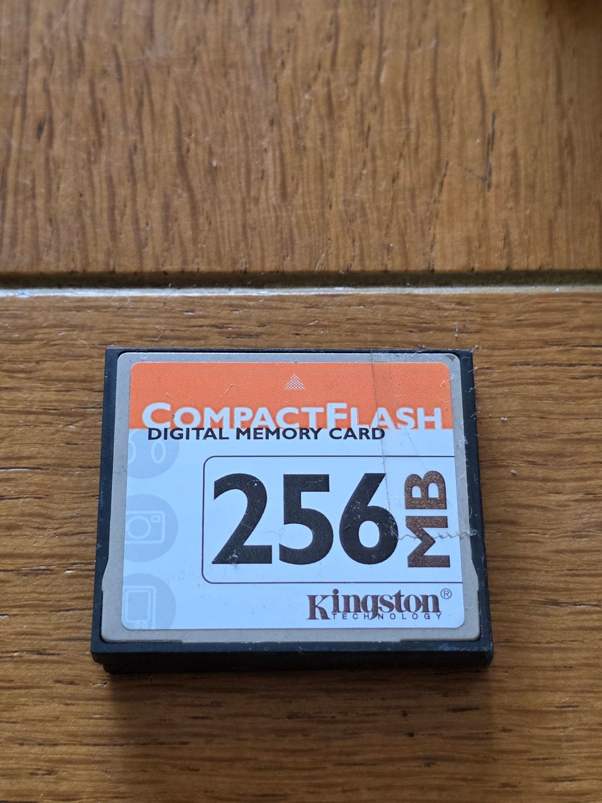 Kingston CompactFlash 256 MB Geheugenkaart, Gebruikt, Kingston, Minder dan 2 GB, Ophalen of Verzenden