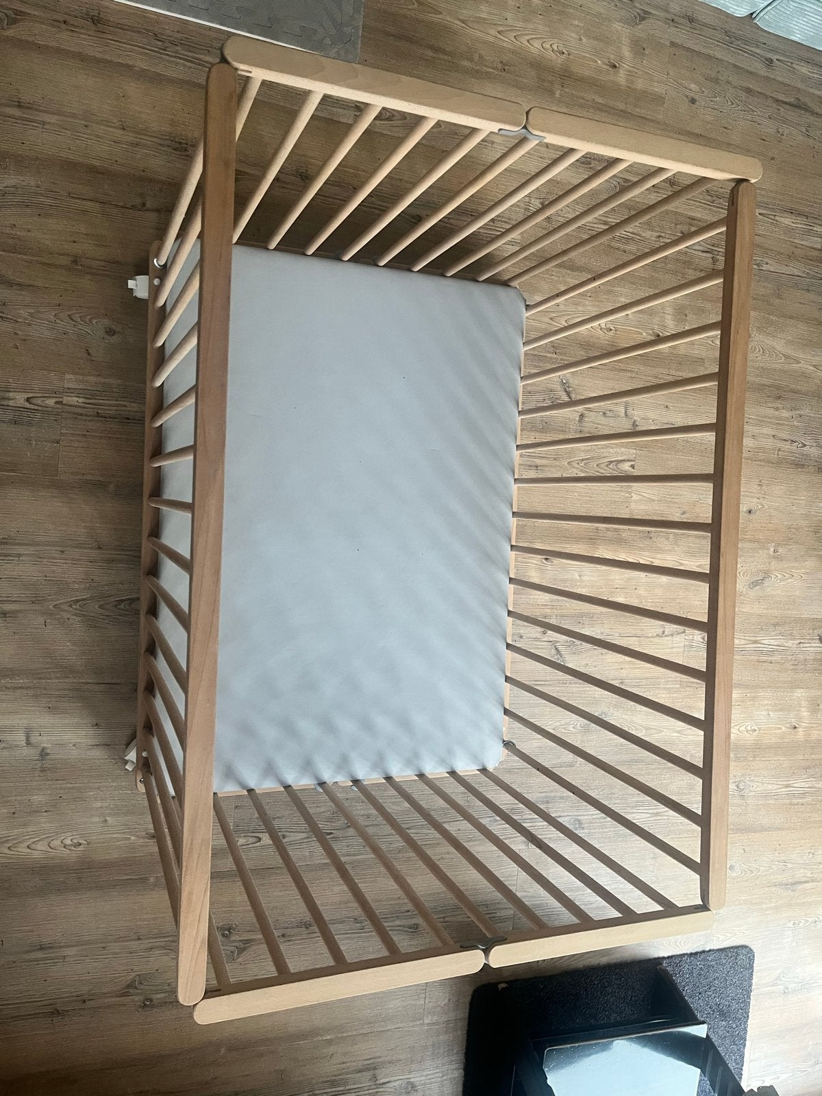 Inklapbare box van Babypark - Gebruikt, Kinderen en Baby's, Ophalen, Gebruikt, Rechthoekig, Wieltjes
