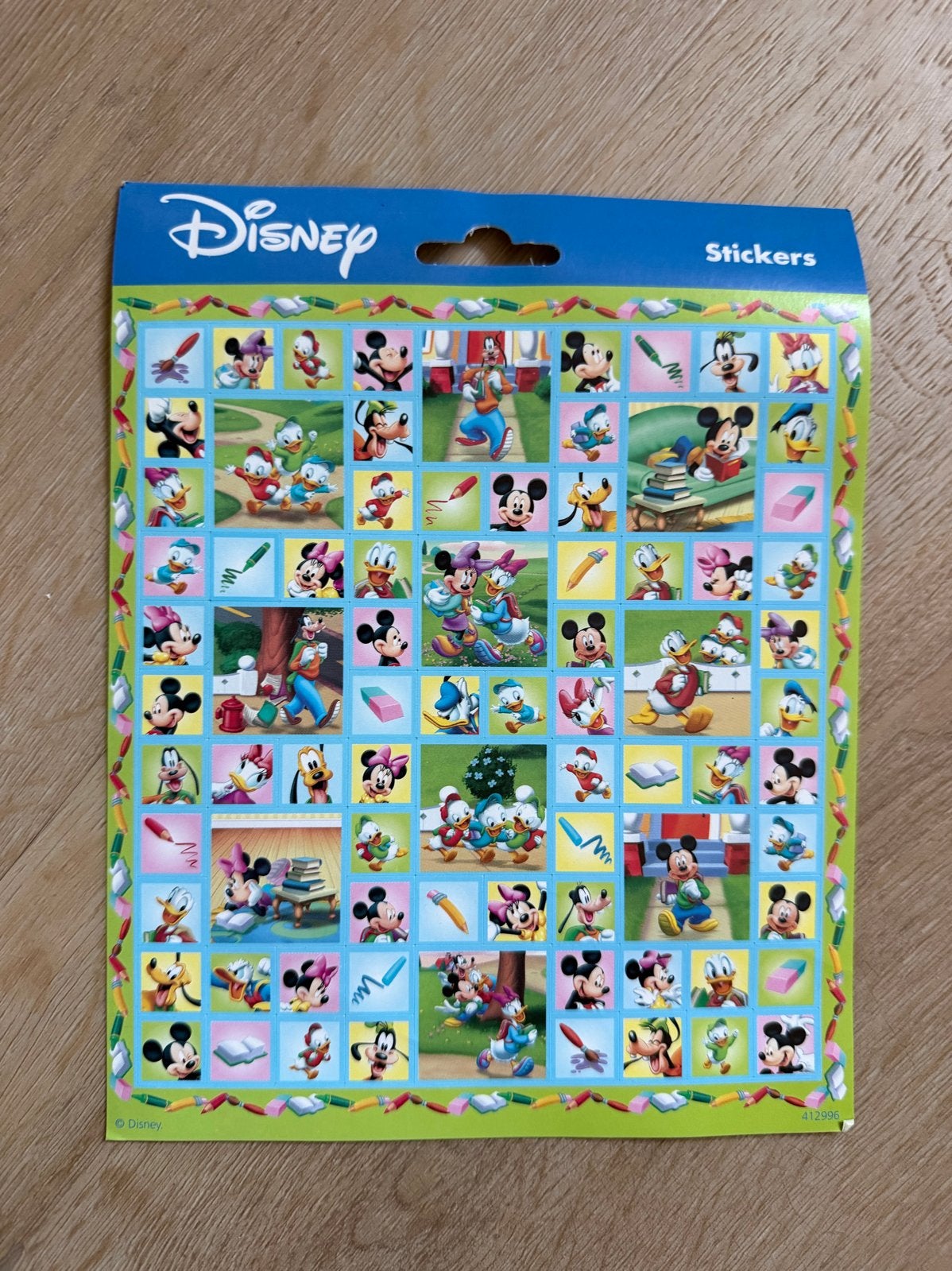Disney Mickey Mouse en vrienden stickers, Ophalen of Verzenden, Nieuw, Strip of Tekenfilm