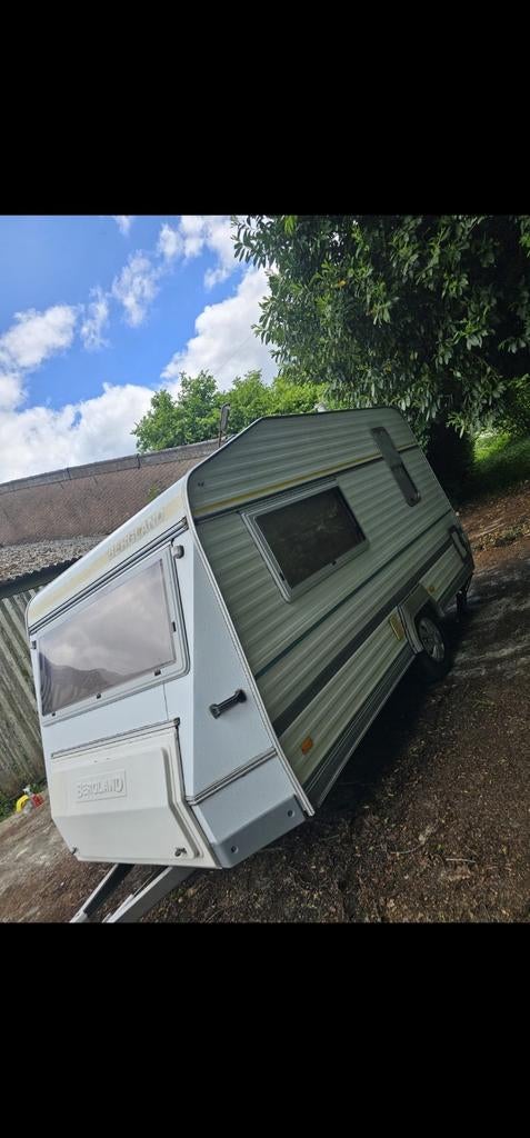 Caravan Bergland 395 ETK - Compleet en in Zeer Goede Staat, Openslaande ramen, Tot en met 2, Overige merken