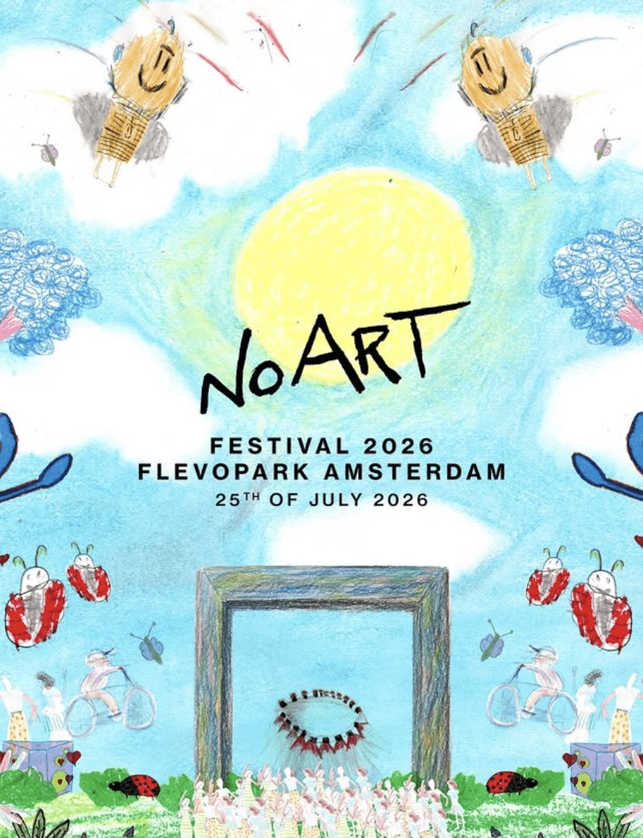 3x tickets No Art Closing festival