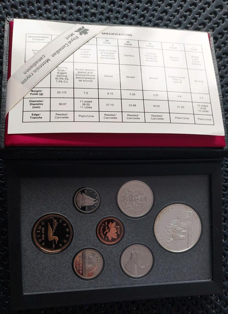 Canadese muntenset 1992, Postzegels en Munten, Munten en Bankbiljetten | Verzamelingen, Ophalen of Verzenden, Buitenland, Munten
