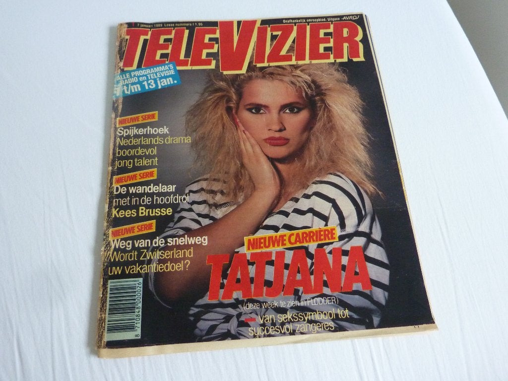 TELEVIZIER 1989-TATJANA-SPIJKERHOEK-M JACKSON- THE NITS, Verzamelen, Verzenden, 1980 tot heden, Tijdschrift