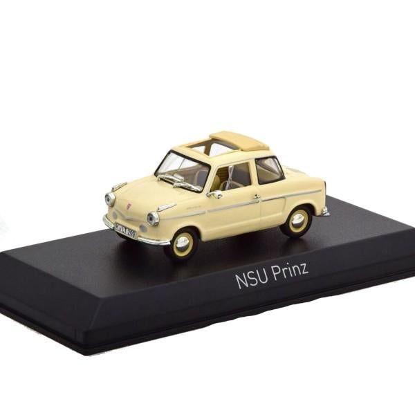 NSU Prinz II 1959 Beige Modelauto 1/43 Norev, Auto, Norev, Ophalen of Verzenden, Norev