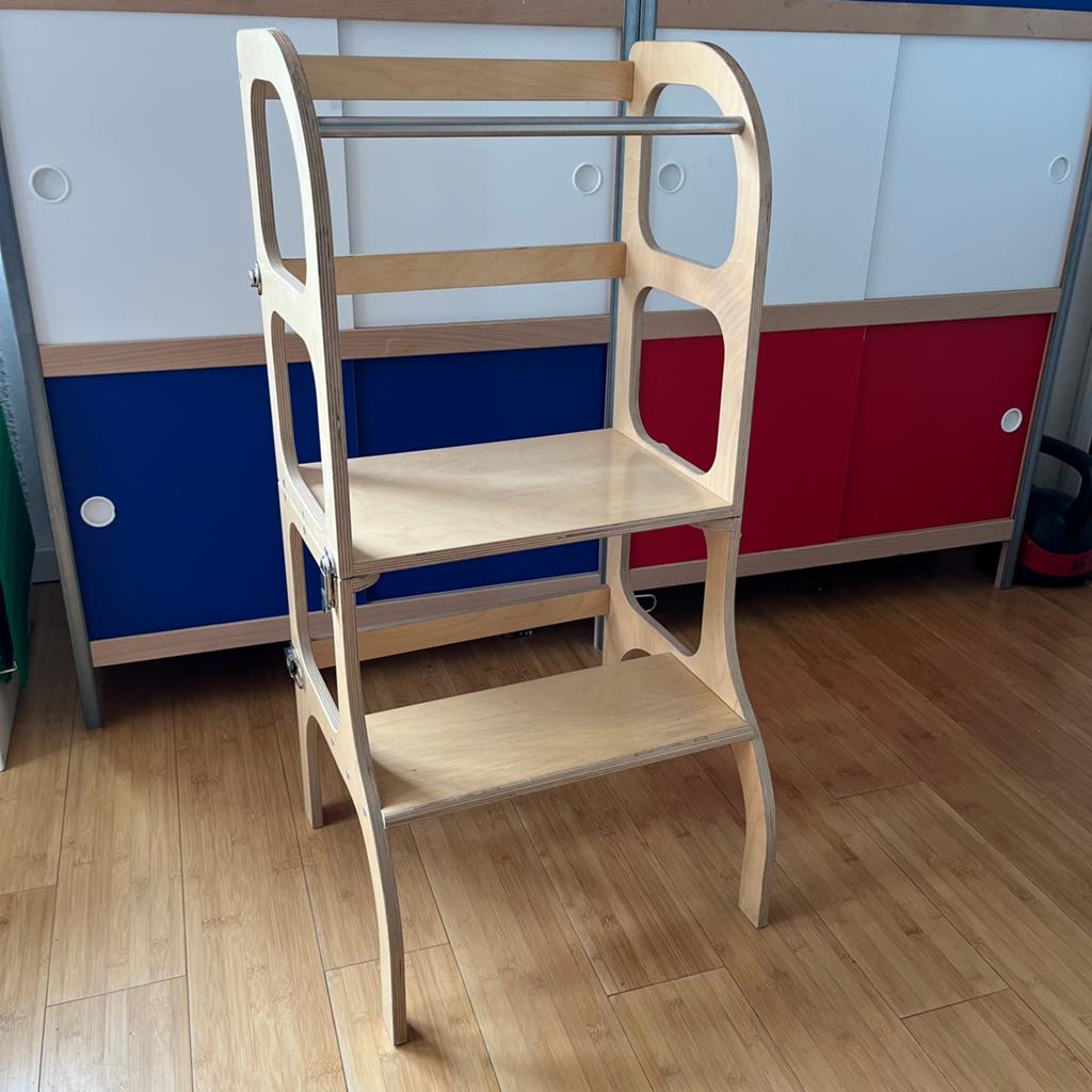 Houten Montessori leertoren step'n'sit van Ete Tette, Ophalen, Gebruikt
