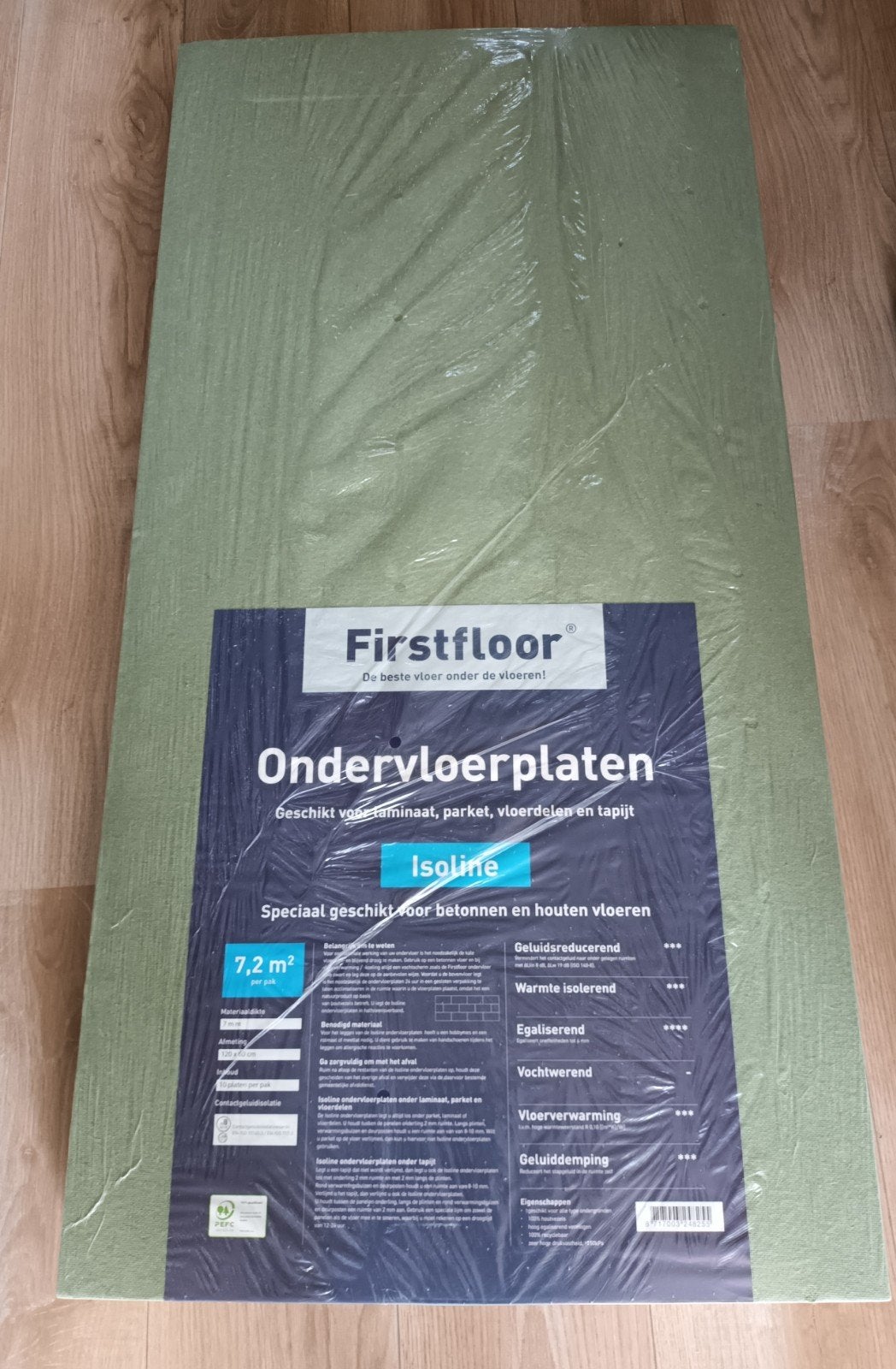 Firstfloor Isoline - ondervloerplaten, Doe-het-zelf en Verbouw, Vloerdelen en Plavuizen, Ophalen, Overige materialen, 30 cm of meer