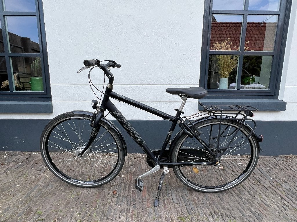 Stokfiets Herenfiets / Jongensfiets 48 cm, Terugtraprem, Gebruikt, Stokvis, Versnellingen