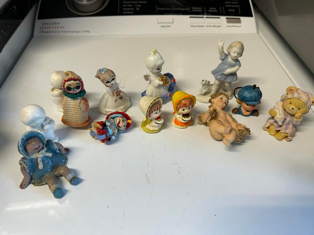 Vintage letterbak miniaturen poppenhuis engeltjes jaren 80, Verzamelen, Ophalen of Verzenden, Gebruikt, Overige typen