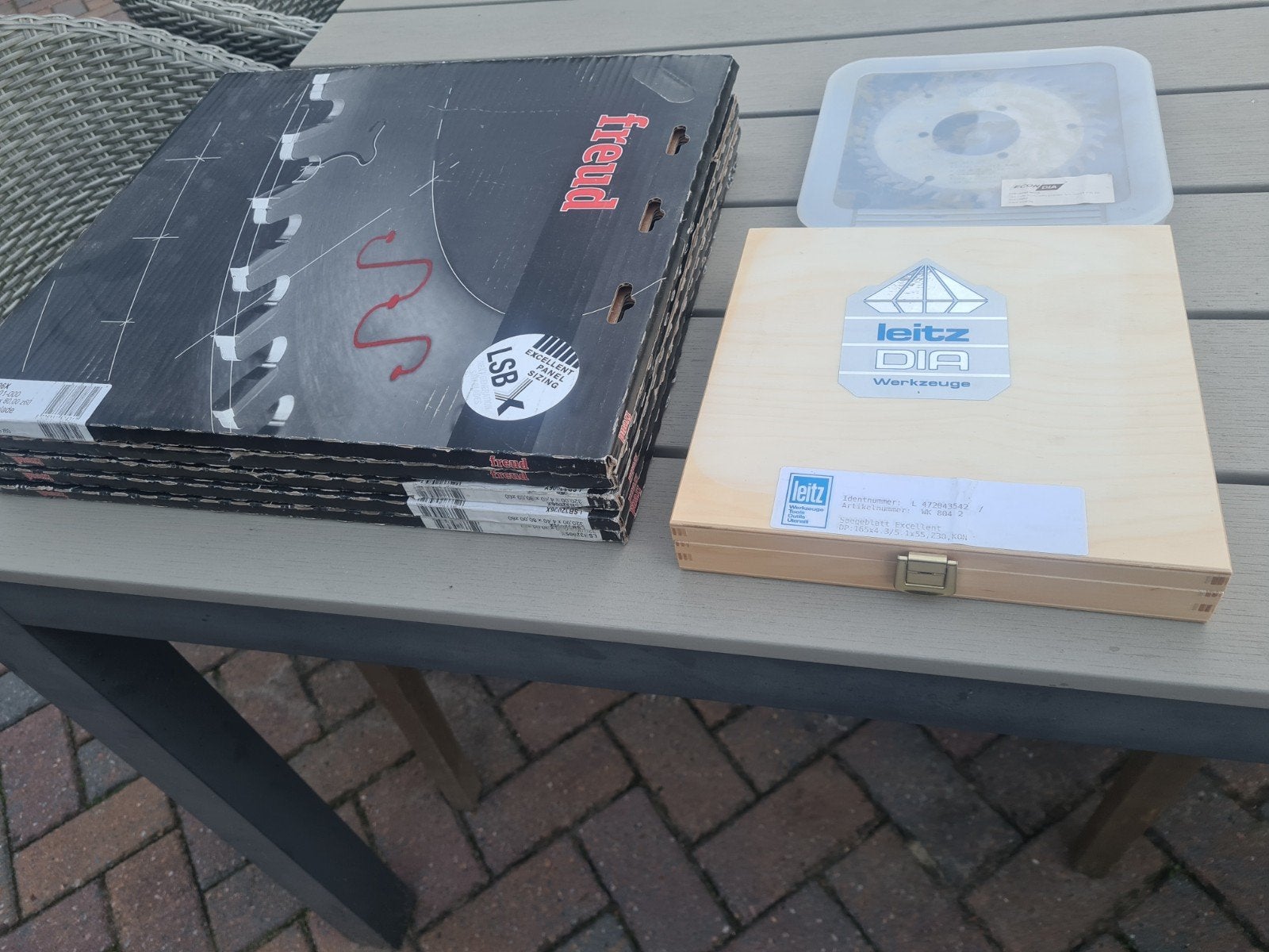 Te koop zaagbladen opdeelzaag inclusief voorrits zagen, Ophalen of Verzenden
