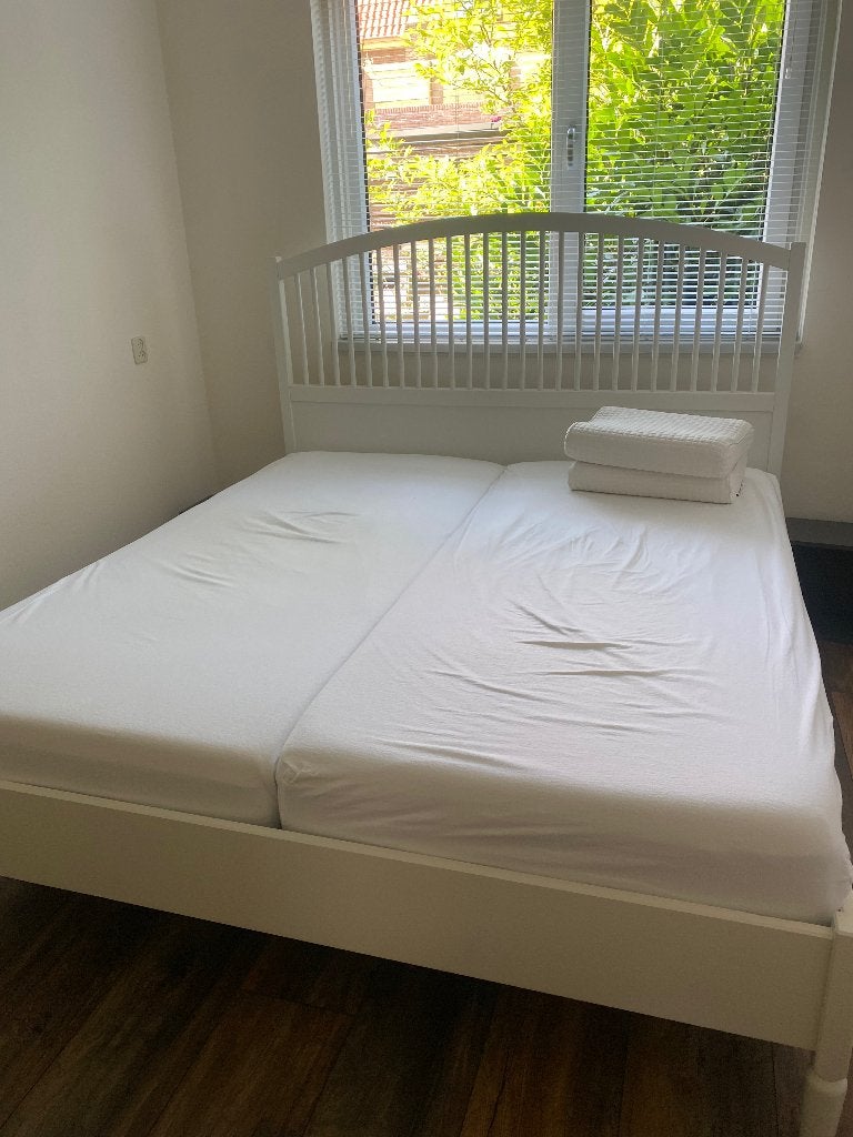 Bed gratis ophalen 29 juli, Ophalen, Gebruikt, Eenpersoons, Wit