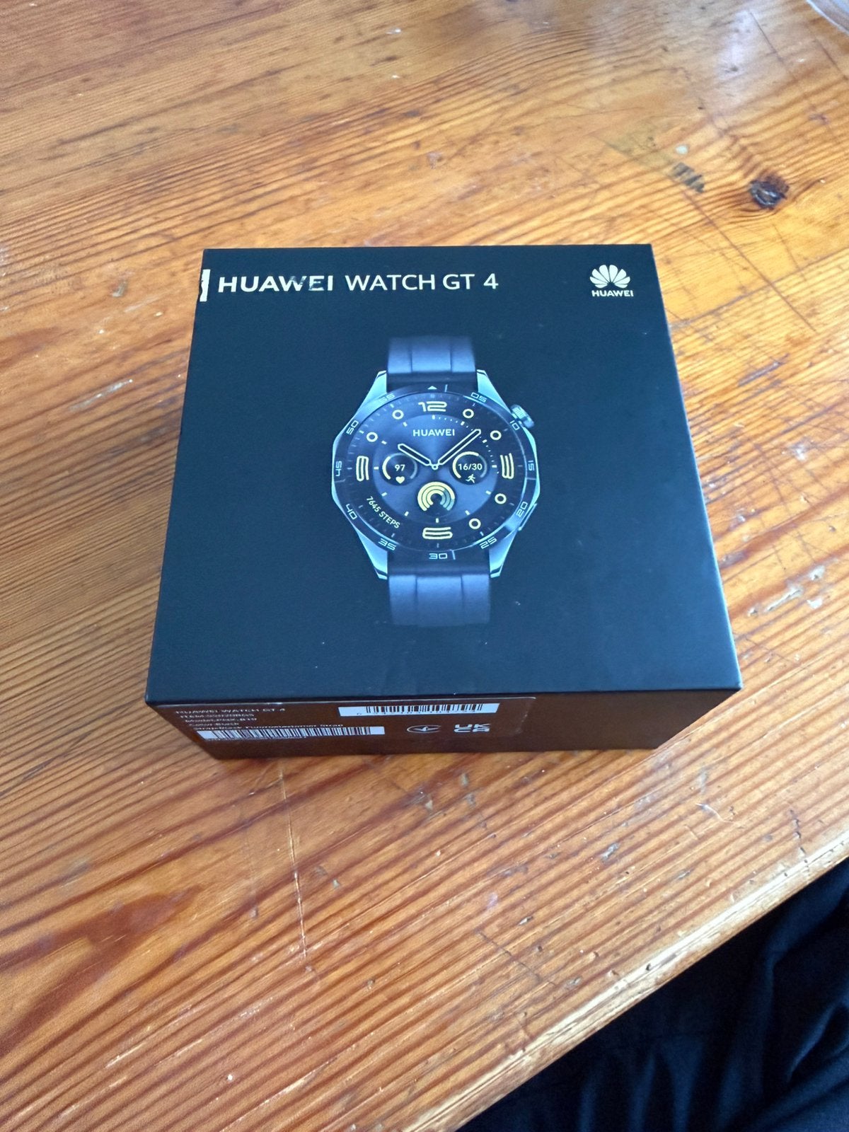 Huawei Watch GT 4, Ophalen of Verzenden, Zo goed als nieuw, Zwart, Android