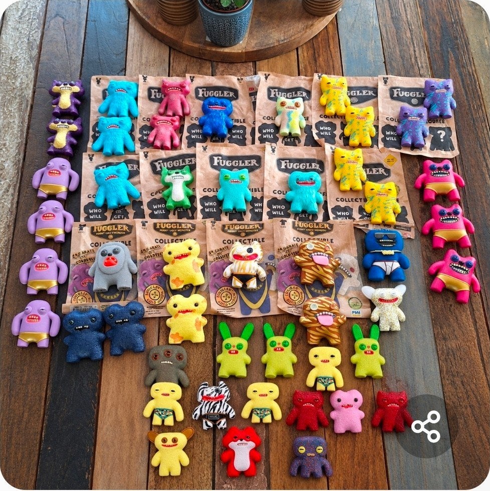 Grote collectie Fuggler figuren - Diverse zeldzaamheden, Verzamelen, Ophalen of Verzenden, Gebruikt