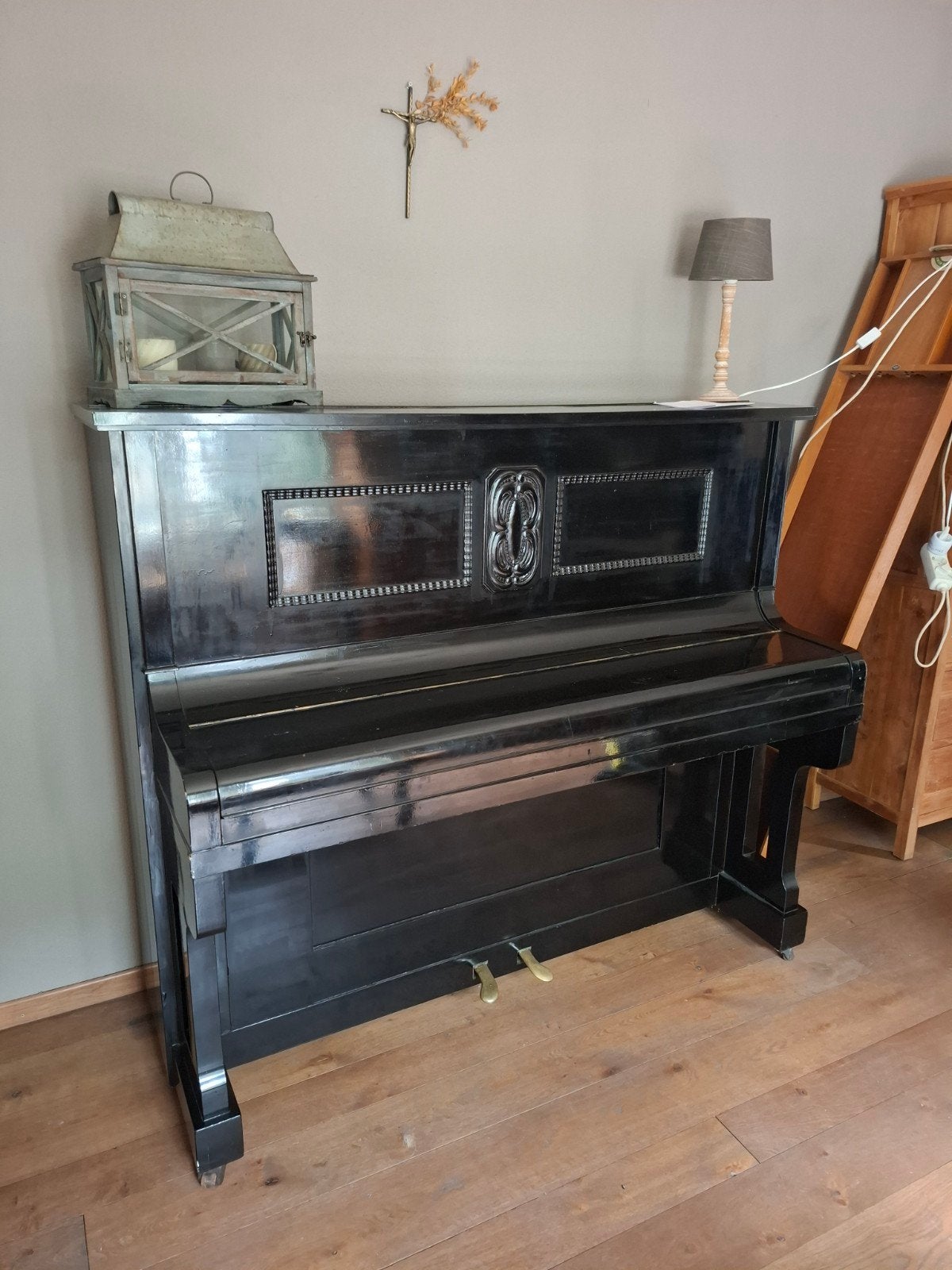 Mooie piano, Ophalen of Verzenden, Gebruikt, Zwart, Piano