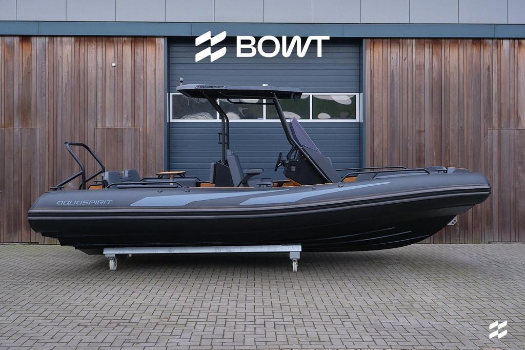 AQUASPIRIT S700 | Aluminium RIB | D-Tubes | Max. 300 pk, Watersport en Boten, Rubberboten, Gebruikt, Benzine, Aquaspirit