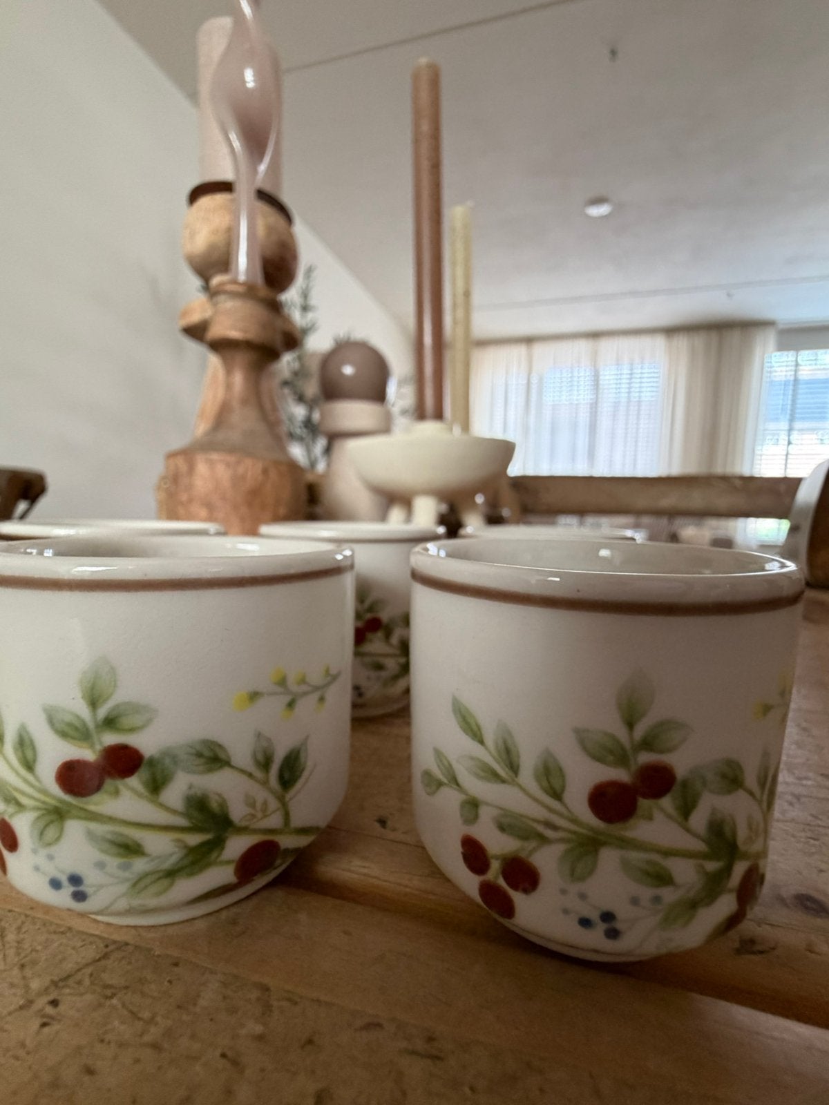 5x Vintage Royal Albert England eierdopjes – perfecte staat, Ophalen of Verzenden