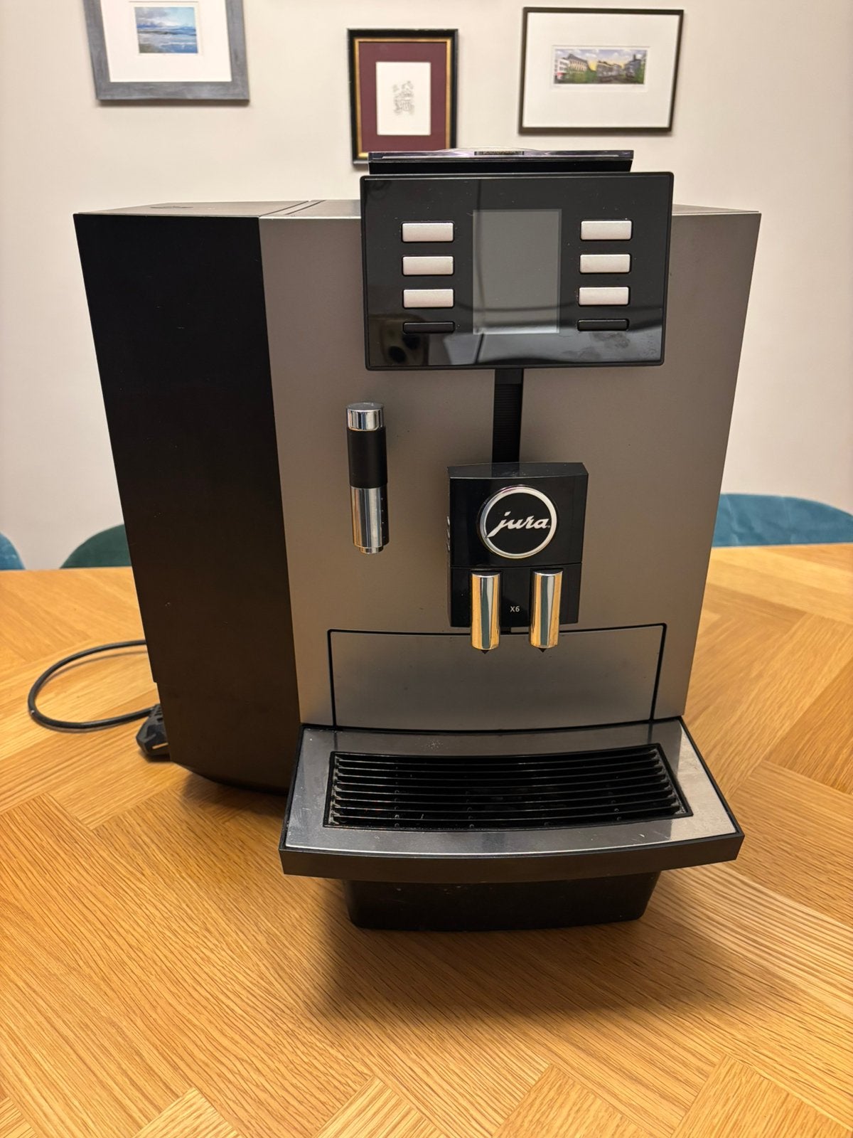 Jura X6 Black Inox, Witgoed en Apparatuur, Ophalen, Afneembaar waterreservoir, Gebruikt, Koffiemachine