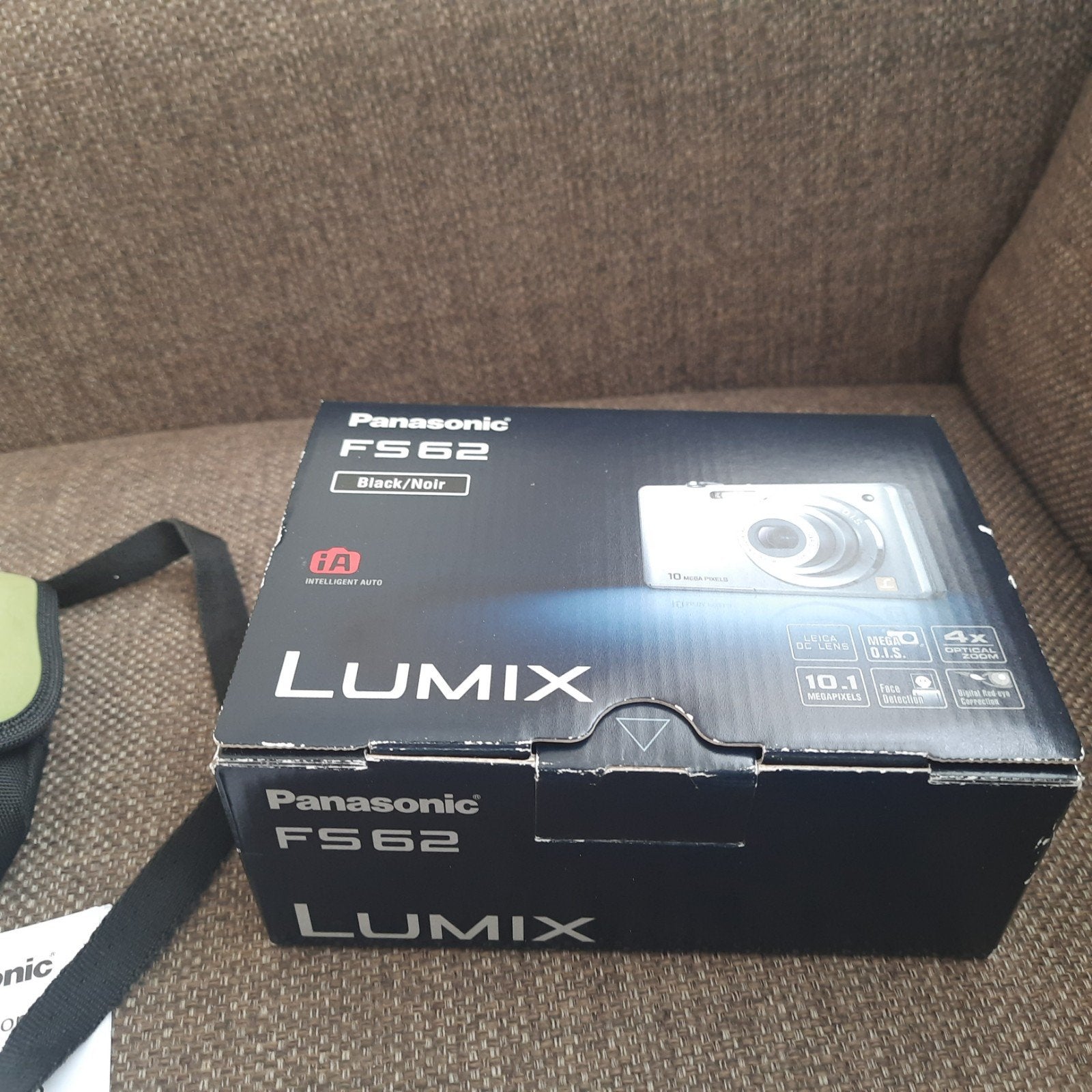 Panasonic Lumix DMC-FS62 Compact camera met accessoires, Ingebouwde flitser, Panasonic, Draagriem, Ophalen of Verzenden