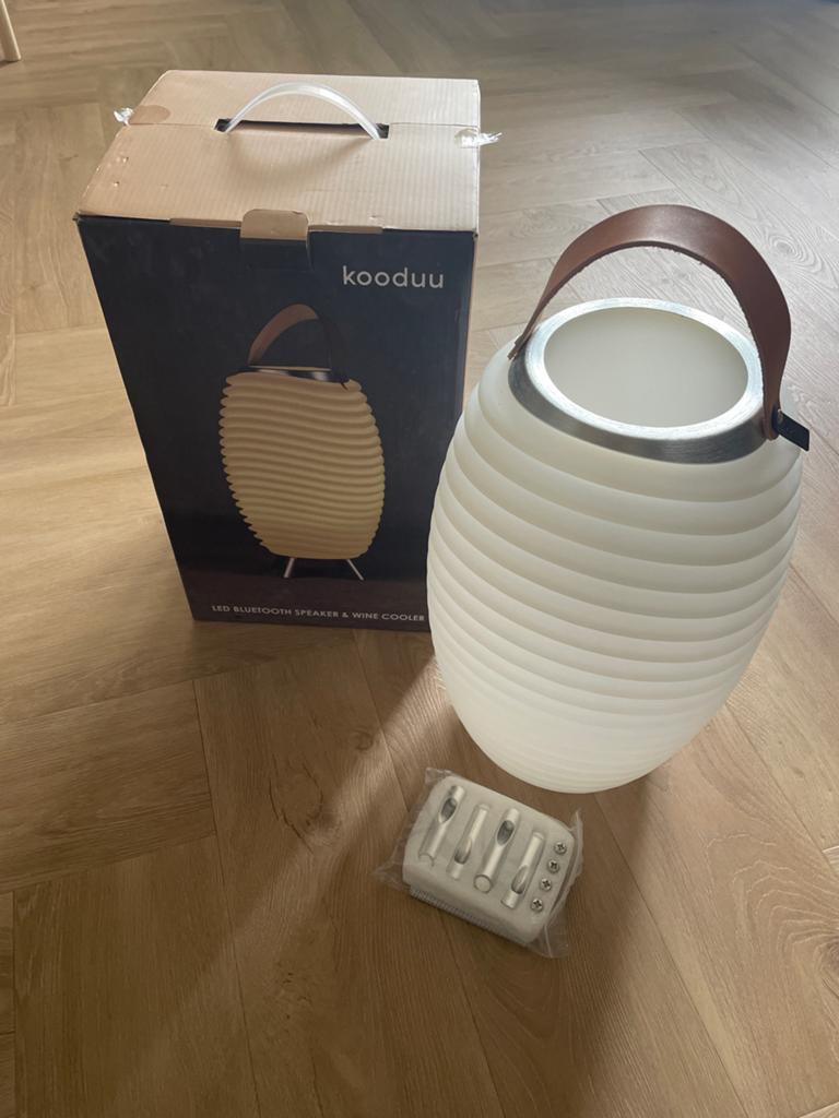 Kooduu Synergy 35S LED Bluetooth Speaker & Wijnkoeler, Huis en Inrichting, Ophalen, Zo goed als nieuw