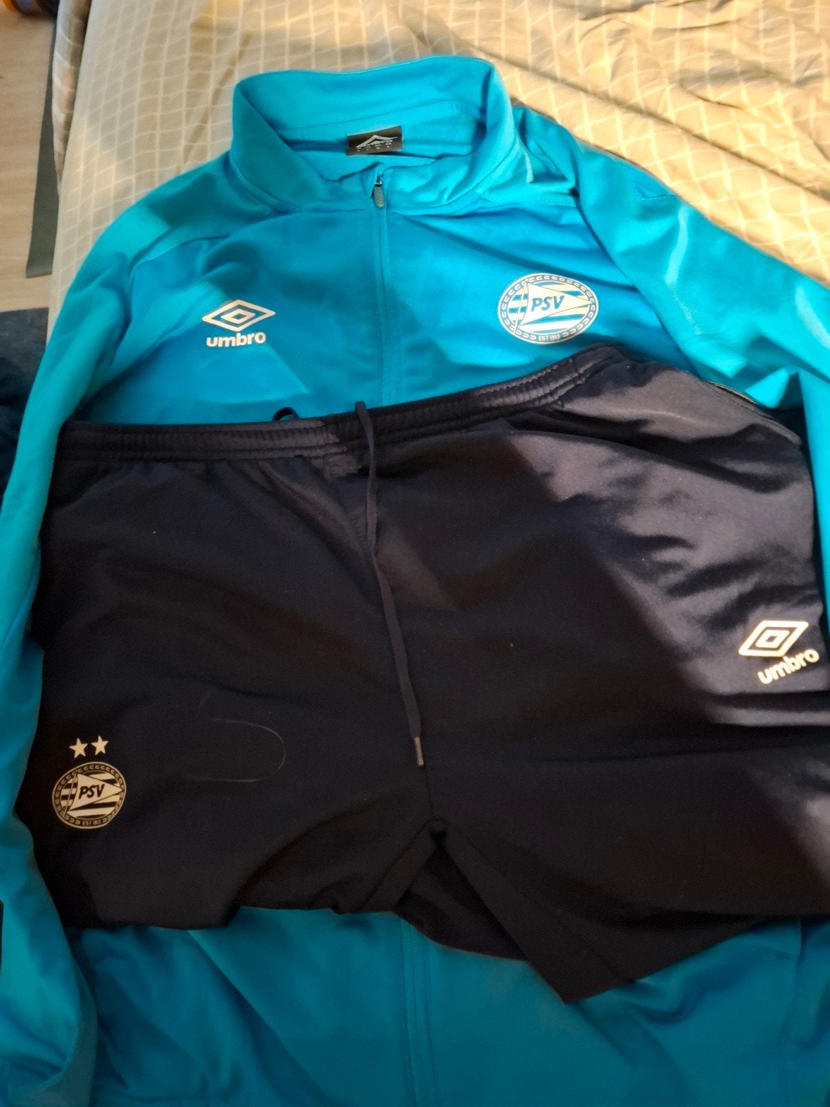 Trainingspak  PSV, Maat 52/54 (L), Blauw, Ophalen of Verzenden, Zo goed als nieuw