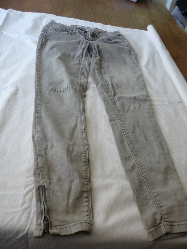 spijkerbroek, Kleding | Dames, Spijkerbroeken en Jeans, Ophalen of Verzenden, Zo goed als nieuw, Grijs