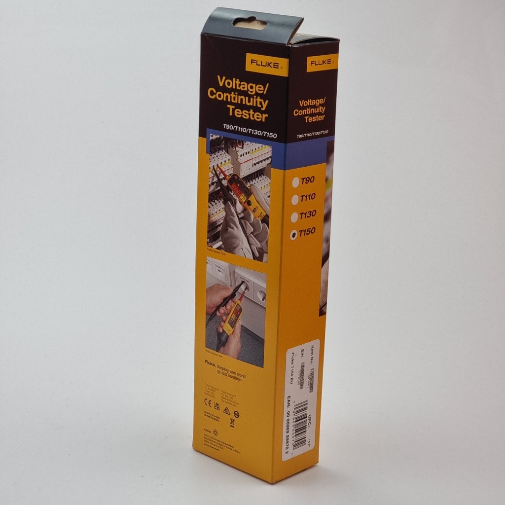 Fluke T150 Spanningtester LCD 12V-690V | Nieuw in doos, Fluke, Nieuw, Support@fluke.com, 6920 Seaway Blvd
Everett, WA 98203
USA