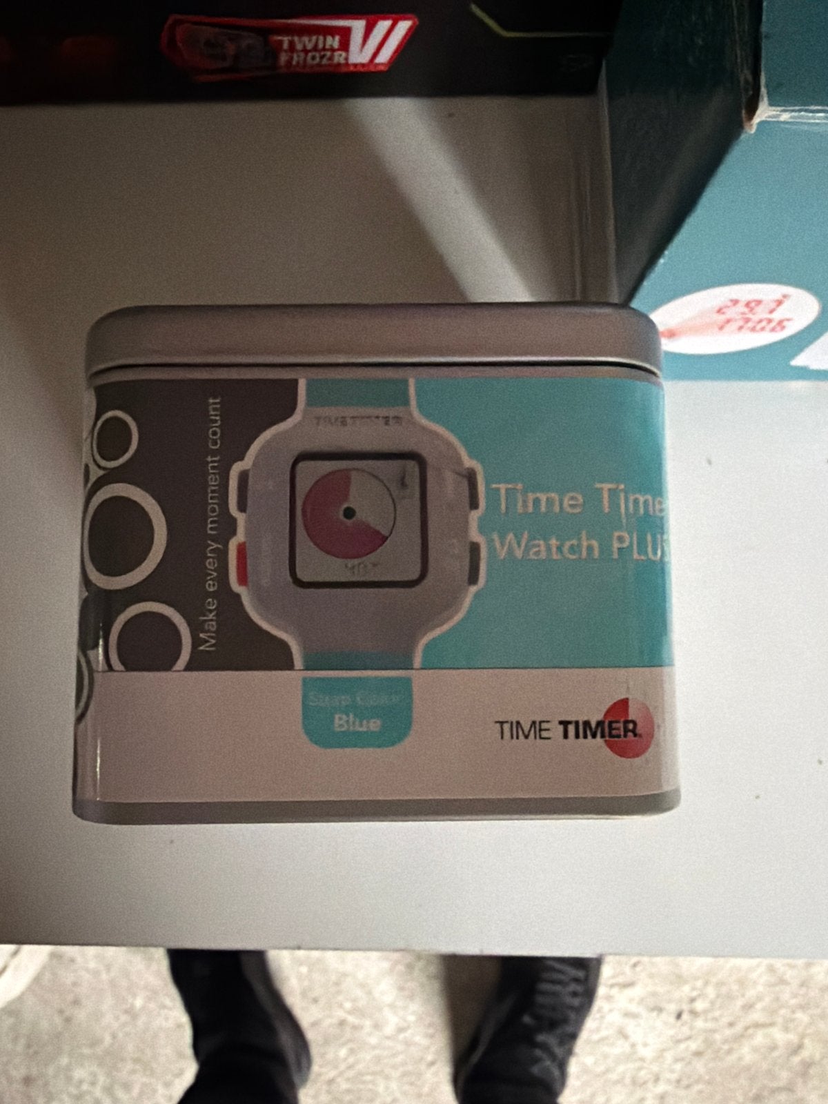 Time Timer Watch Plus - Blauw/Grijs, Ophalen of Verzenden, Zo goed als nieuw, Blauw