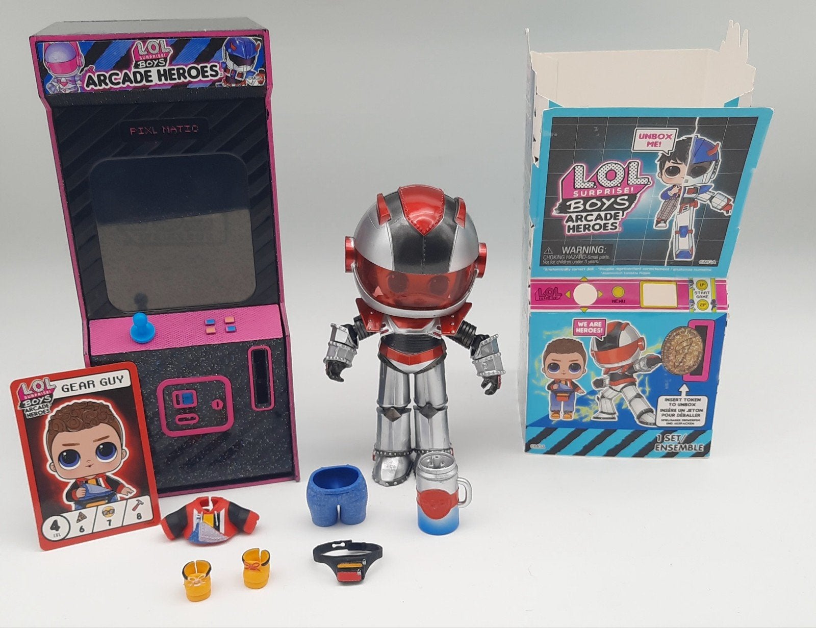 L.O.L. Surprise Boys Arcade Heroes Serie 1 Gear Guy, Ophalen of Verzenden, Zo goed als nieuw, Overige typen