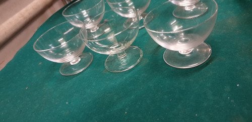 dessert schaaltjes van glas 6 stuks, Ophalen of Verzenden, 'T Olde Gre-j, Info@toldegrej.nl, Endepoelstraat 20f Didam