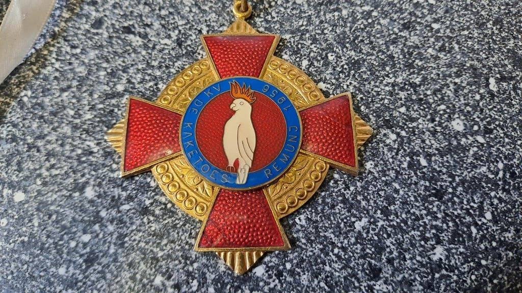 Zeldzame Medaille 'De Kaketoes Remund 1956', Ophalen of Verzenden, Overige materialen