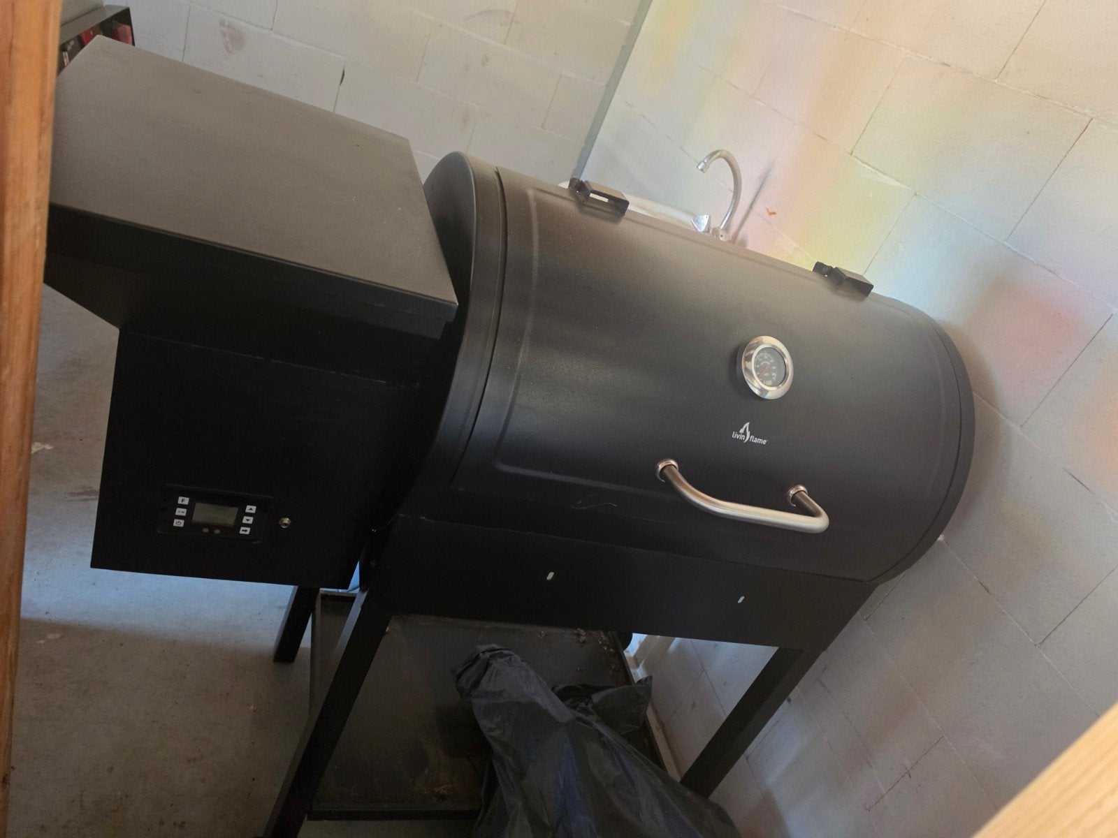 Livin' Flame Pallet BBQ - Nooit gebruikt!, Ophalen, Nieuw, Livin' Flame, Met accessoires