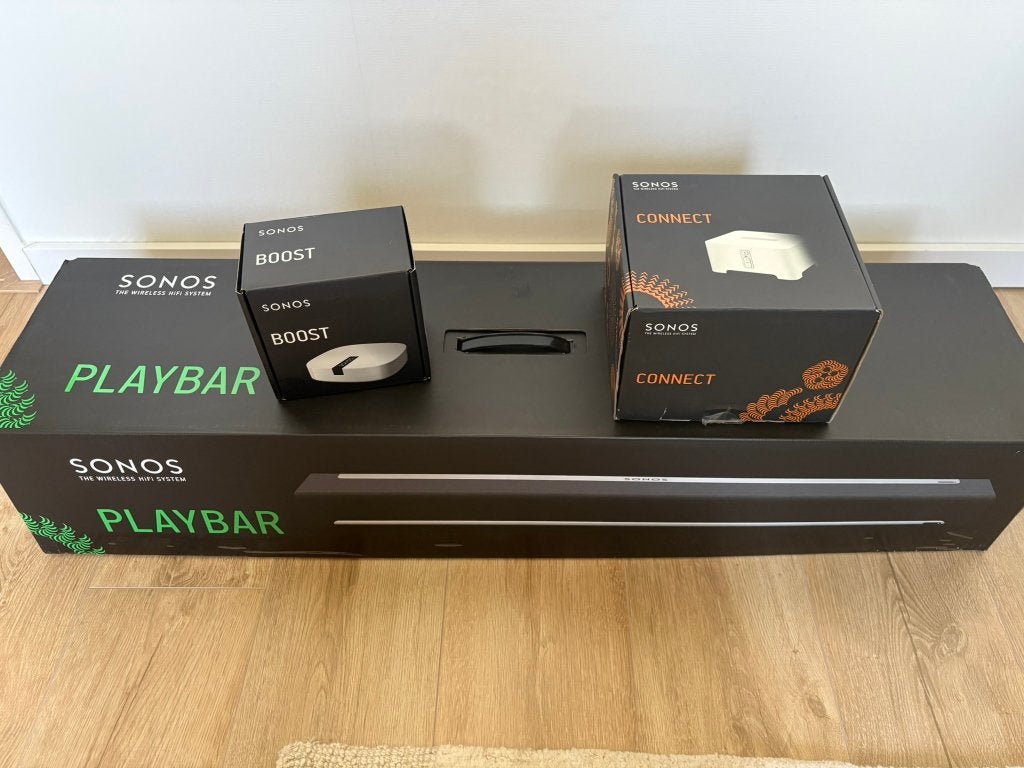 Sonos Playbar - Connect & Boost, Ophalen, Met ingebouwde subwoofer, Zo goed als nieuw