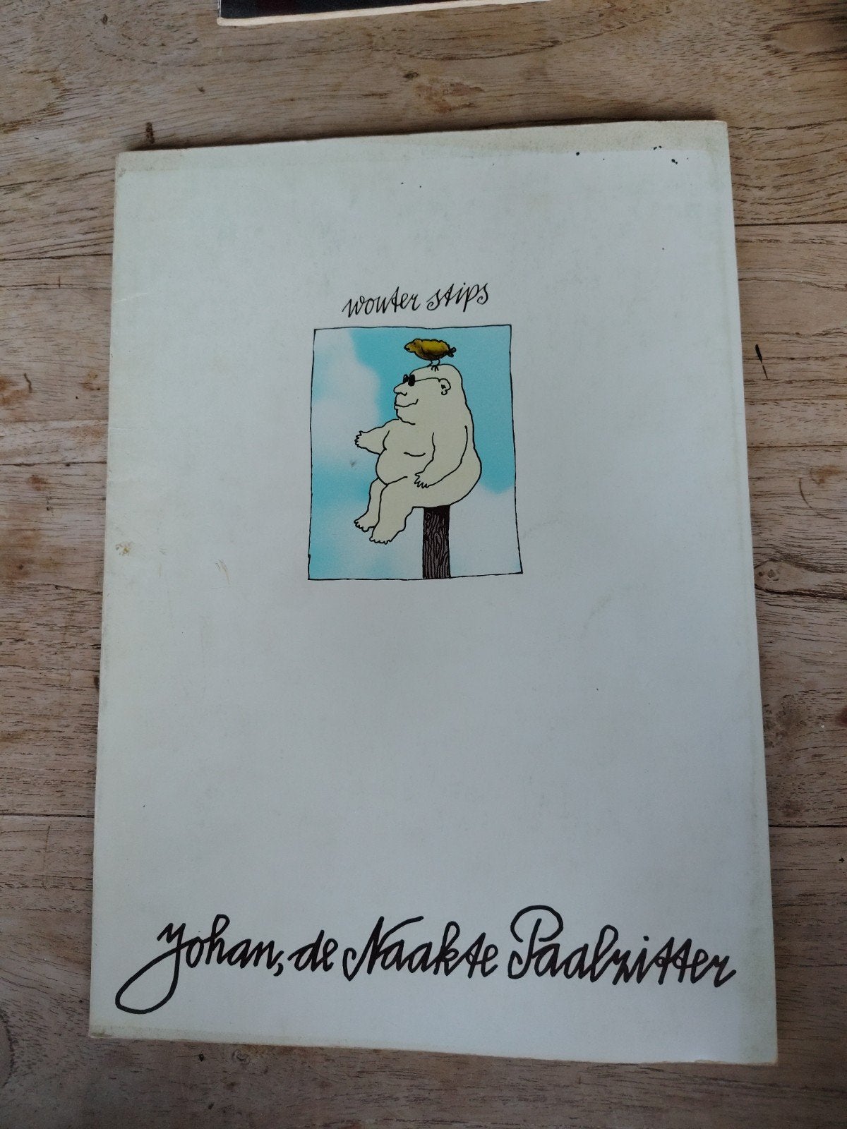 Wouter Stips - Johan, de Naakte Paalridder, Boeken, Gelezen, Eén stripboek, Ophalen of Verzenden, Wouter Stips
