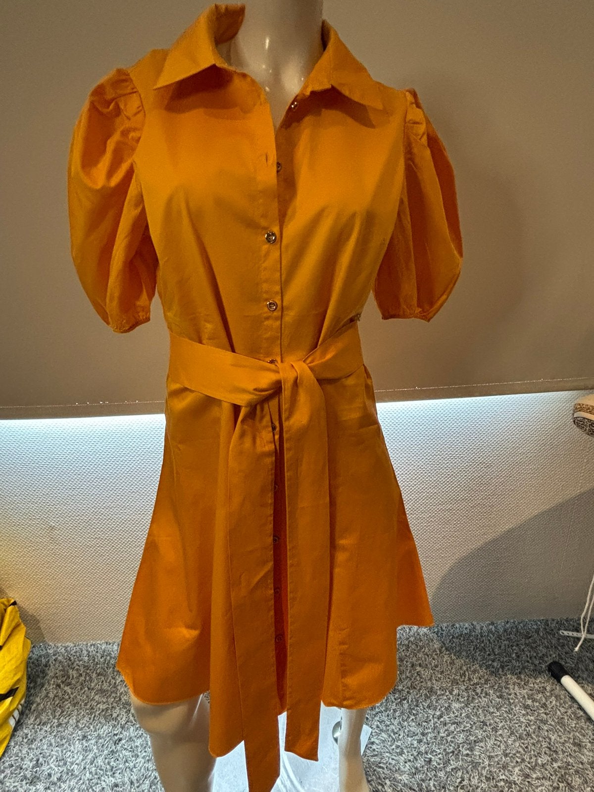 Kocca doorknoop jurkje maat m, Kleding | Dames, Maat 38/40 (M), ., Oranje, Ophalen of Verzenden