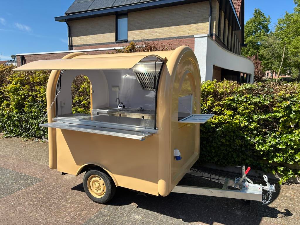 Nieuwe Horeca trailer foodtruck ijs koffie snack tosti, Ophalen, A, A, A