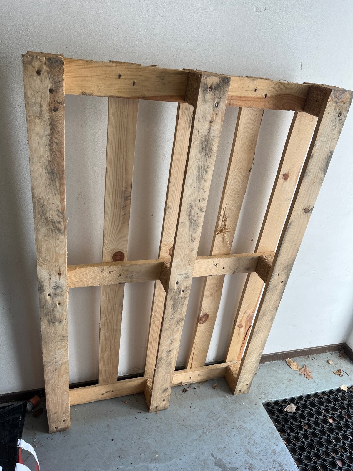 Houten Pallet - Gebruikt - 2 stuks, Ophalen, Gebruikt, 50 mm of meer, Pallet