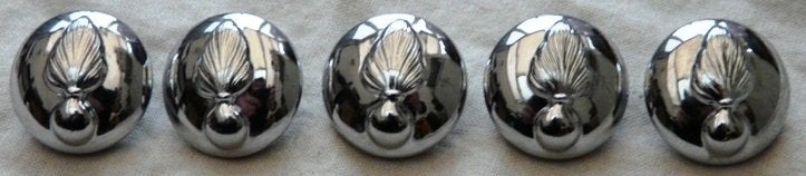 Knopen Lotje, Uniform, DT, KMar, diameter 23mm, 5 stuks.(5), Ophalen of Verzenden, Marechaussee, Nederland, Overige typen