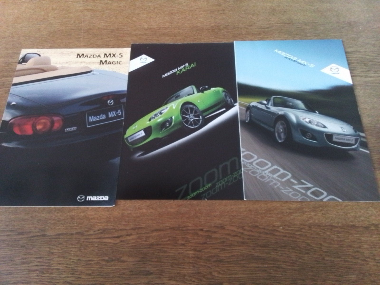 Folders Mazda MX-5 Magic, Karai, Kaminari, Ophalen of Verzenden, Zo goed als nieuw, Mazda