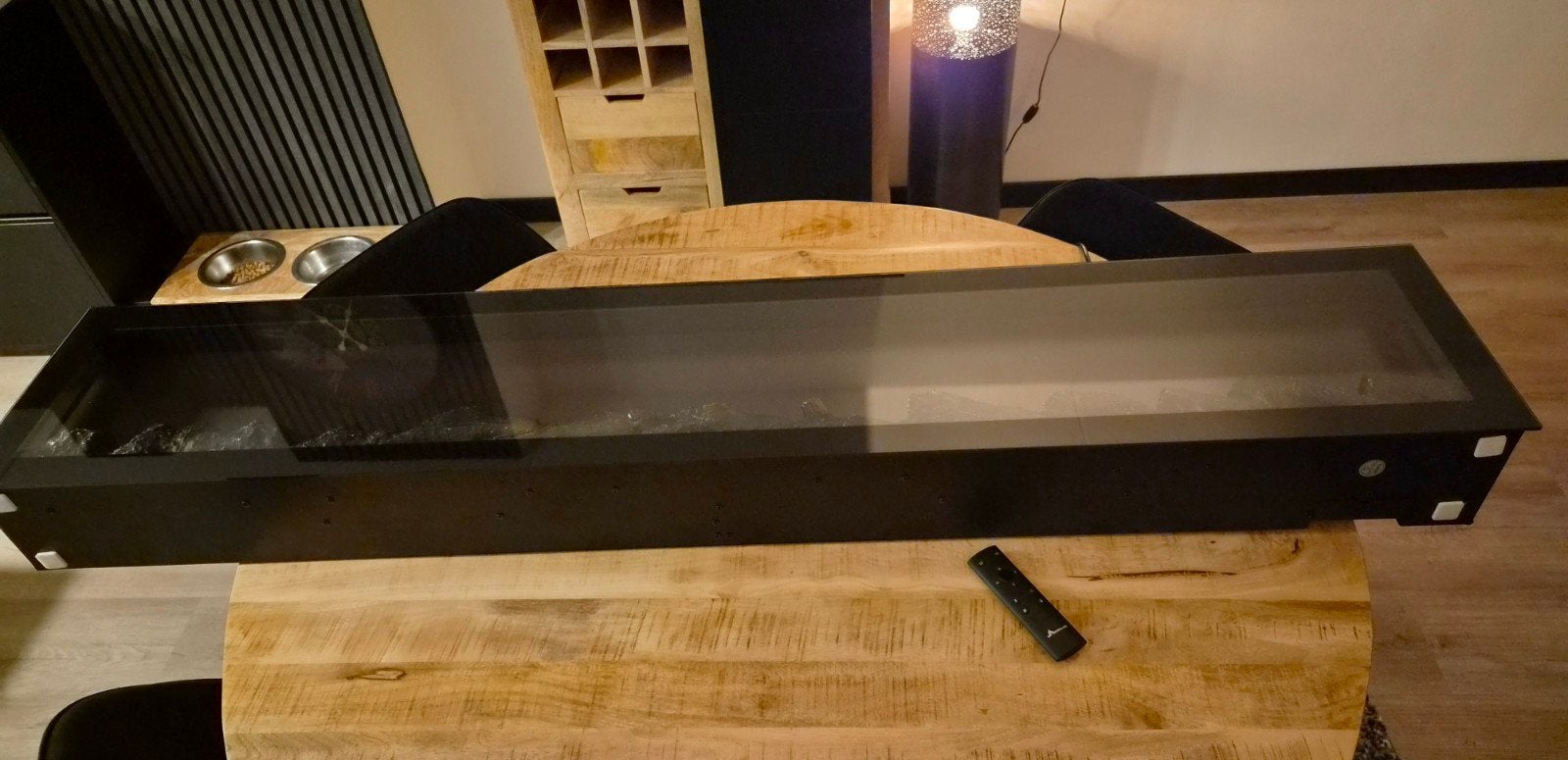 Inbouw sfeerhaard LED, Ophalen