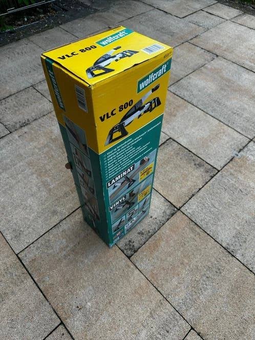 Wolfcraft VLC 800 laminaatsnijder + laminaat inpasser, Ophalen of Verzenden, Gebruikt, Snijgereedschap, Overige merken