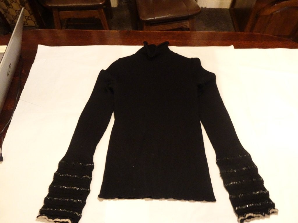MARITHÉ FRANCOIS GIRBAUD zwarte trui met aparte mouwen, Verzenden, Zwart, Maat 42/44 (L), Nieuw