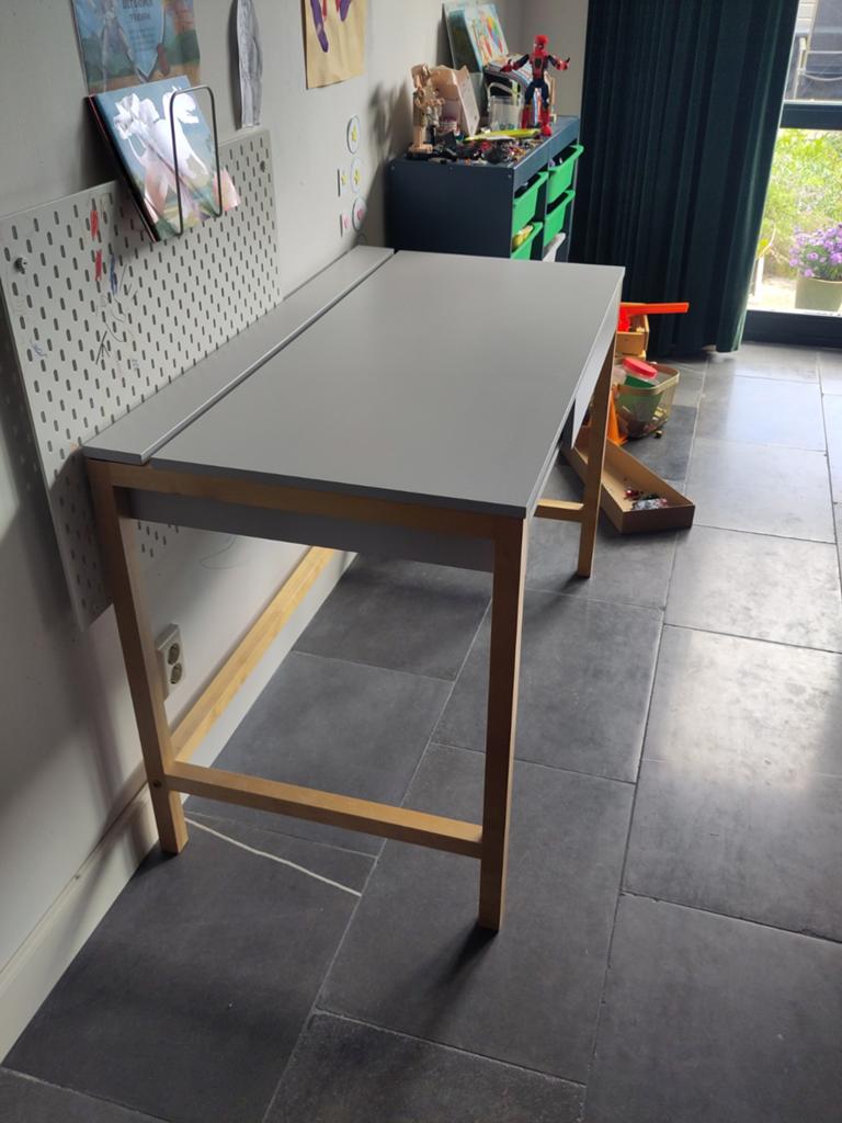 Woodman Northgate bureau grijs met berk, Ophalen, Overige typen, Scandinavisch, Hout