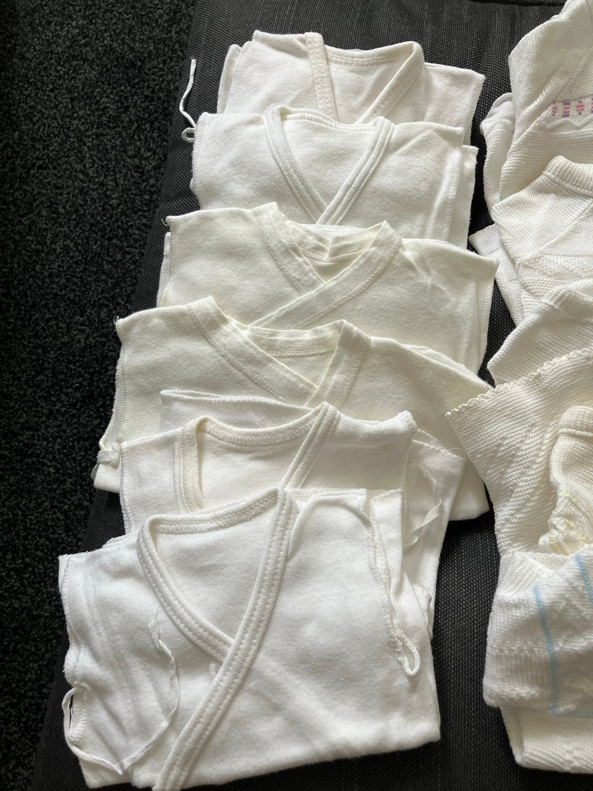 Partij  babykleding en toebehoren, deels jaren 60, Ophalen of Verzenden, Gebruikt, Jongetje of Meisje
