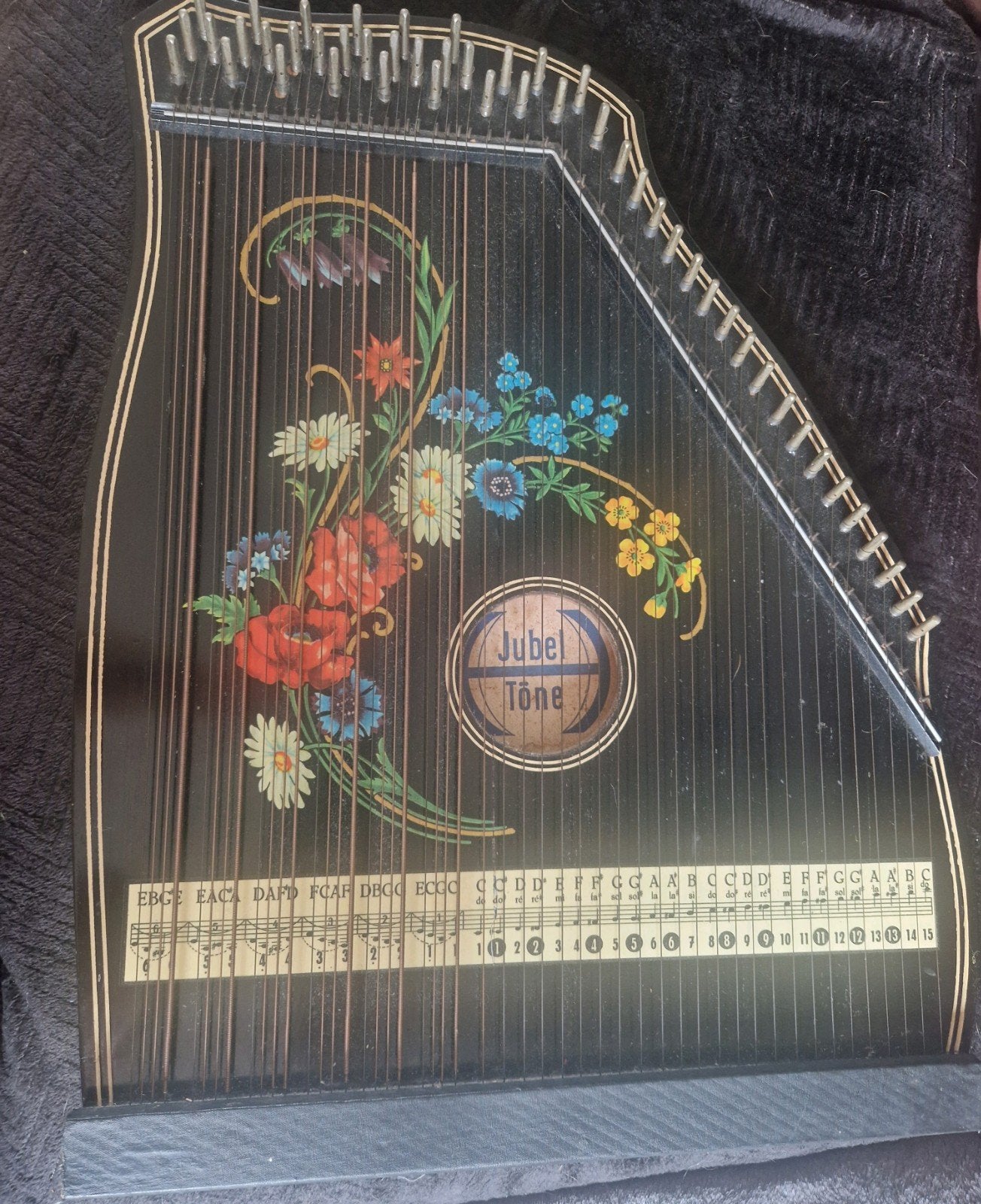 Musima Jubel-Töne (tafel/schoot)harp, Ophalen, Gebruikt, Harp