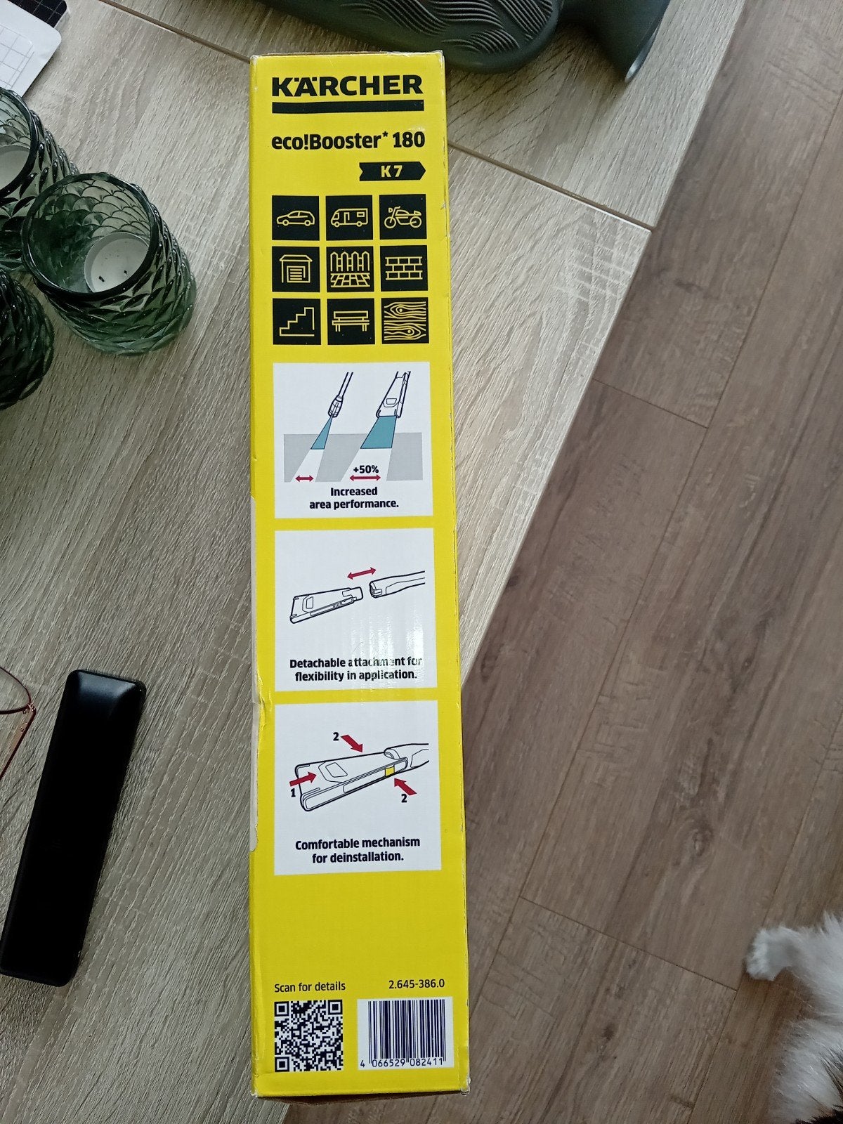 Kärcher eco!Booster 180 hogedrukreiniger accessoires K7, Ophalen, Nieuw, Kärcher