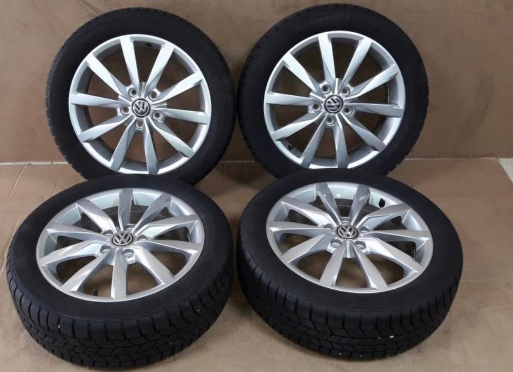 VW golf 7, 17 inch Dijon velgen met banden, 17 inch, Band(en), Zomerbanden, 205 mm