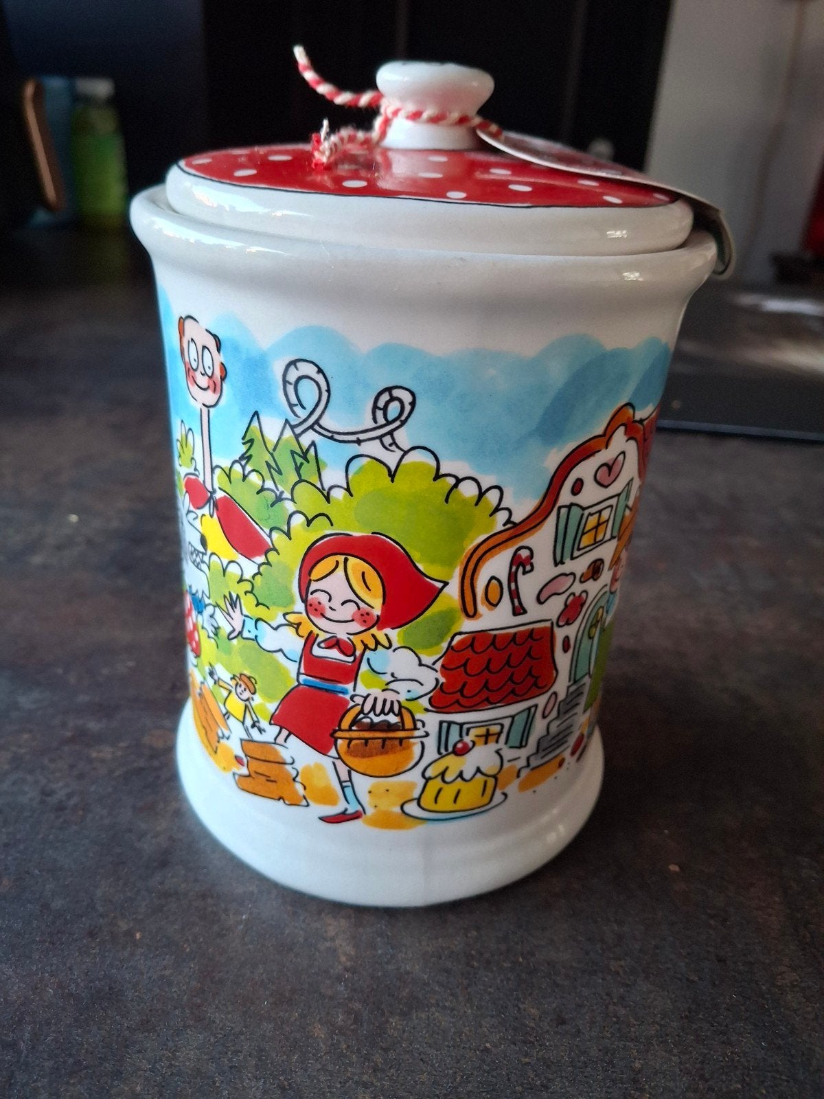 Een Efteling  bewaar pot, Ophalen of Verzenden, Nieuw, Overige stijlen, Overige typen