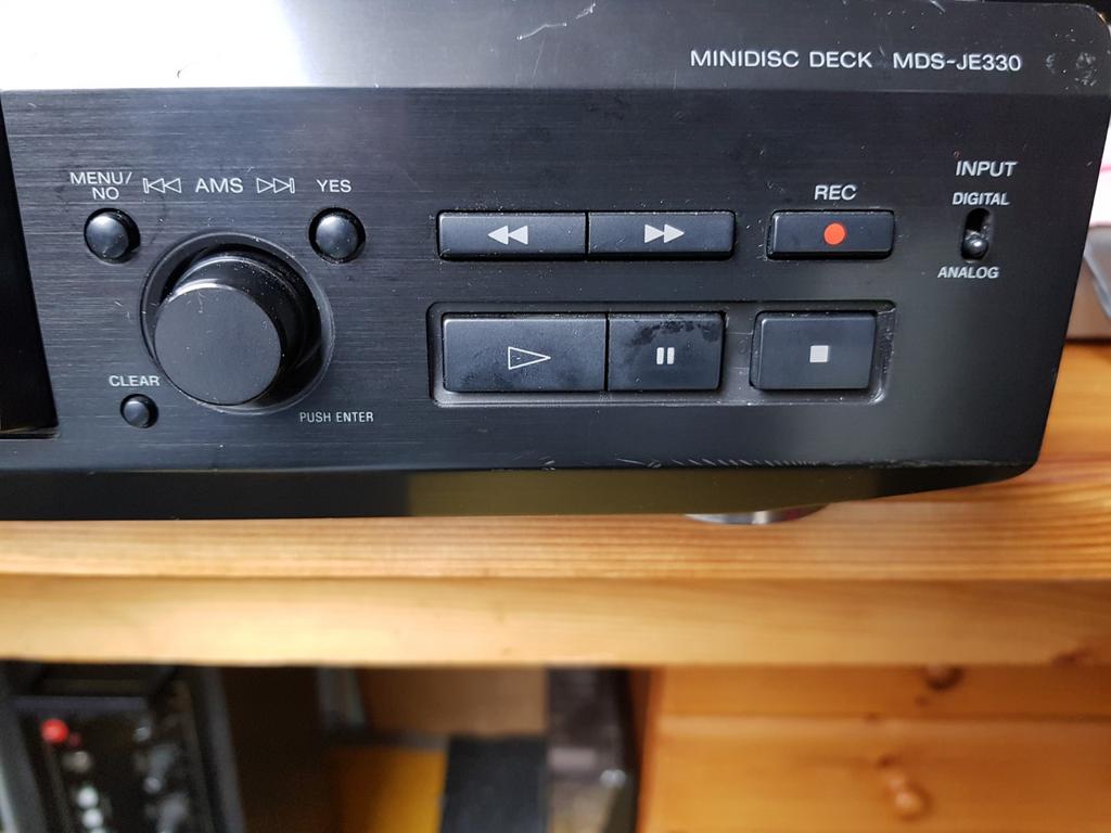 Sony minidisc JE330 met afstands bediening, Audio, Tv en Foto, Ophalen of Verzenden