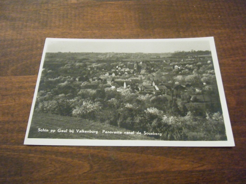 F32 - Schin op Geul - Luchtfoto - Mooi/Oud, Ophalen of Verzenden, 1940 tot 1960, Limburg