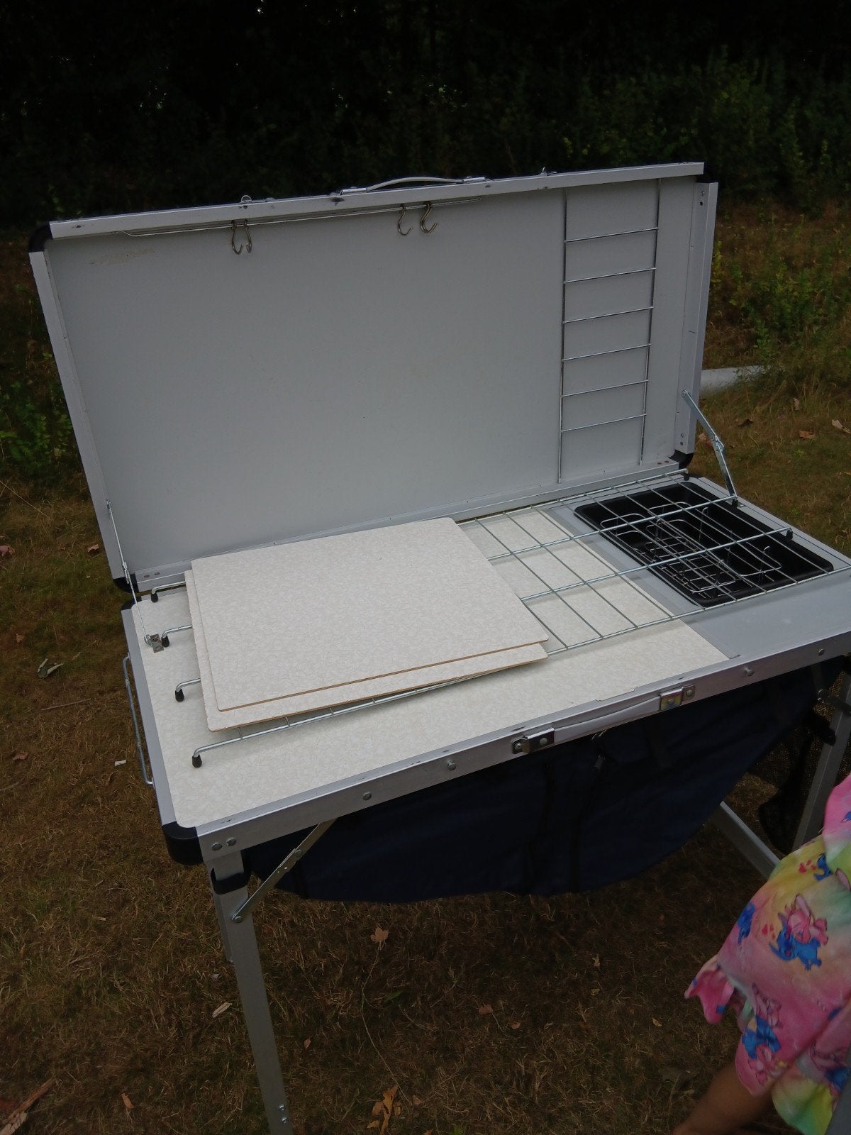 Compact camping keukentje blok - Ideaal voor onderweg!, Caravans en Kamperen, Kampeeraccessoires, Ophalen, Gebruikt
